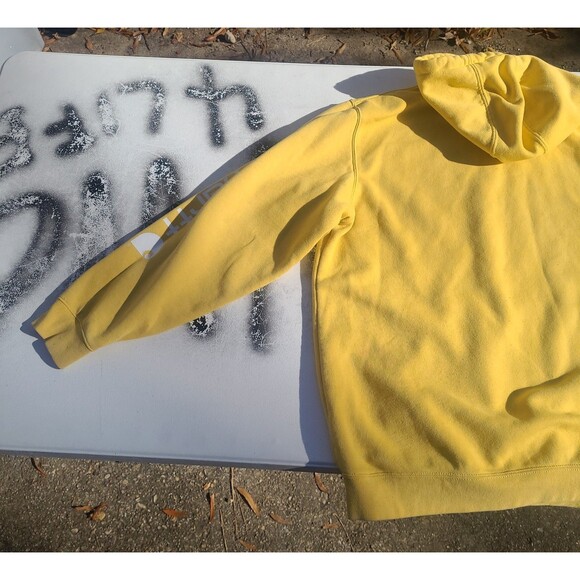 Carhartt Pullover Hoodie Sweatshirt Sleeve Graphic Loose Fit - Picture 8 of 12